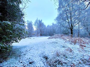 Pitches in the snow