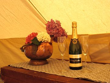 Champagne awaits