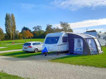 Spacious touring pitches