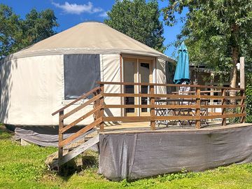 Exterior yurt