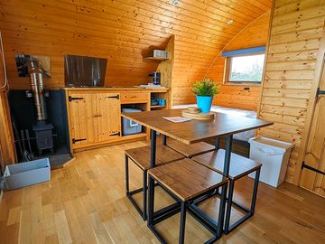 Our camping pod