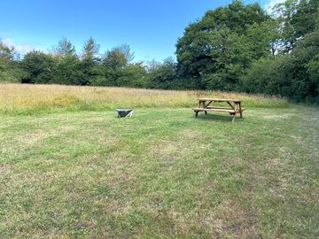 Hare's Hideaway grass pitch