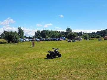 Flat grass pitches