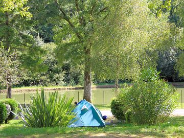 Tent pitches with a view