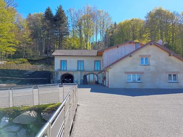 The reception building