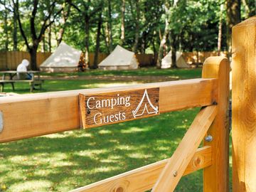 Entrance to the campsite