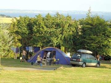 Sea views from the site