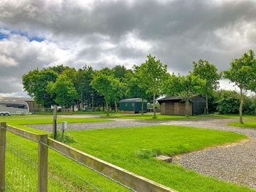 Pitches sheltered by trees