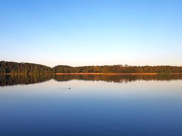 Calm lake view