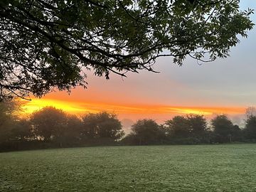 Vibrant sunsets and sunrises