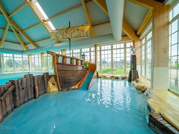 Waterslide in the indoor pool