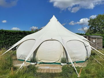 Main view of Lotus Belle tent