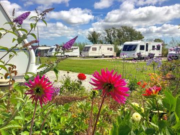 Fully serviced gravel touring pitch