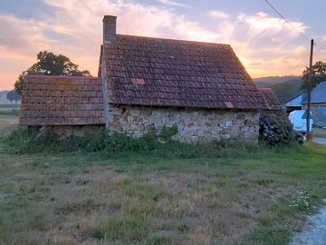The farm's former bread oven