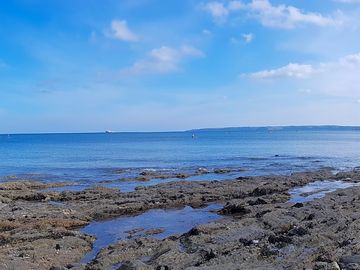 Rockpools at castle beach