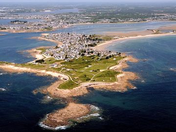 Aerial view of the peninsula