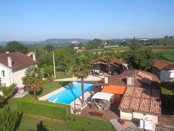 Aerial view of the property