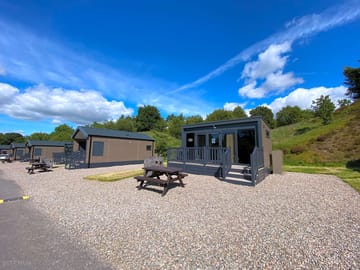 Cabins and microlodge at Troutbeck Head Experience Freedom Glamping