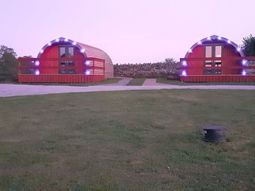 Lit up
