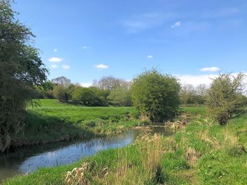 Pick your own pitch by the river leam