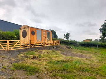Shepherd's hut exterior