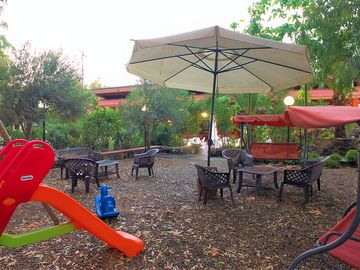 Play area next to the terrace