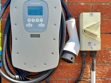 Electric car charging unit