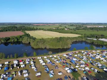 Lakeside camping