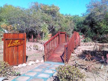 Pathways around the campsite