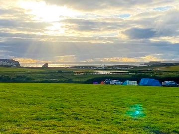View across the site