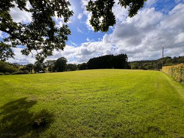 Grass tent pitches