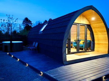 The pod at night