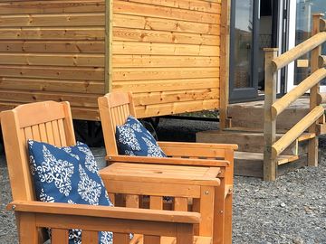 Seating outside the unit