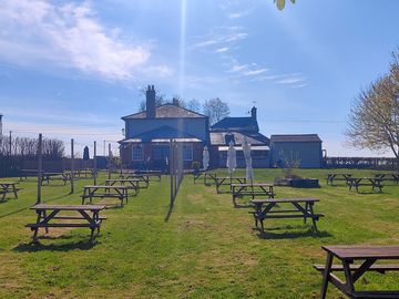 Plenty of room in the beer garden