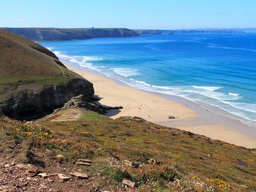 Low tide at chapel porth