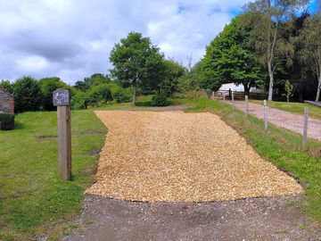 Chicken house driveway