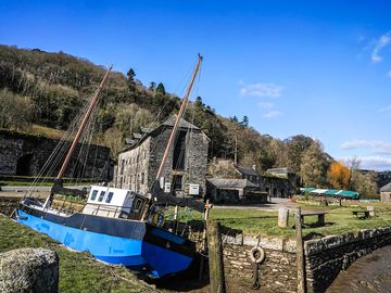 Beautiful national trust cotehele you can walk from camp site or you can kayak or paddle board