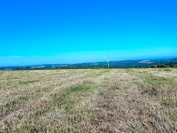 View from the campsite field