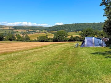 Beautiful, spacious pitches with stunning views all around