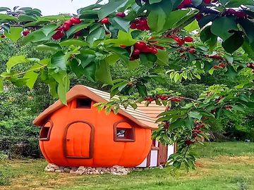 Outside of the cottage