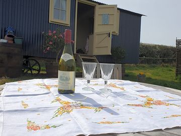 Complimentary bottle of wine