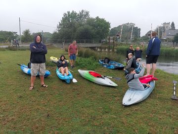 Fun activities at near by river Frome