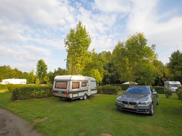 Spacious pitches for caravan or motorhome