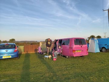another lovely camper with a lovely owner