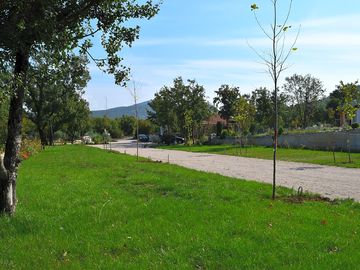 Motorhome pitches with lots of space