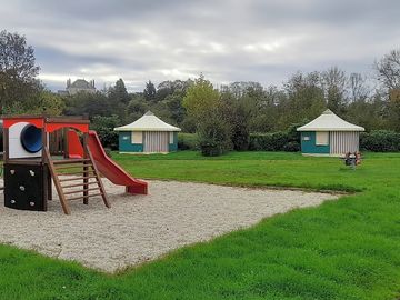 Climbing frame on the playground