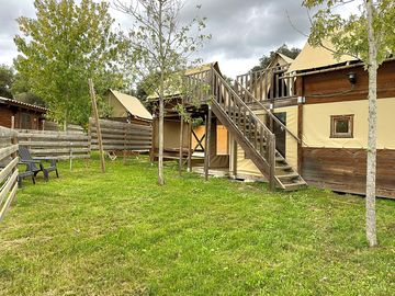 Safari tent exterior