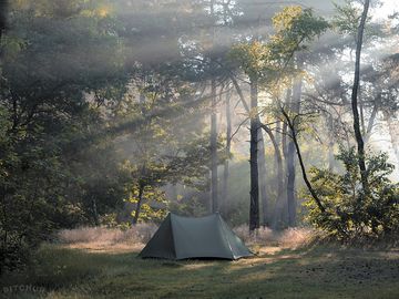 Electric forest floor pitch