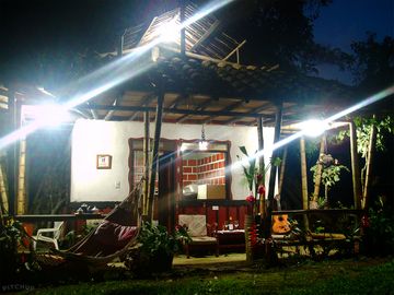 Bungalow with a covered verandah