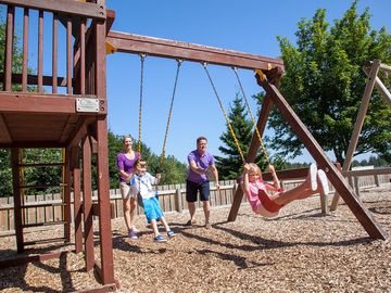 Kids on the swings